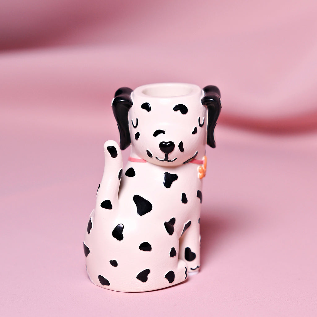Raspberry Blossom Matchstick Holder - Dog