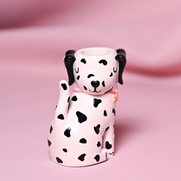 Raspberry Blossom Matchstick Holder - Dog