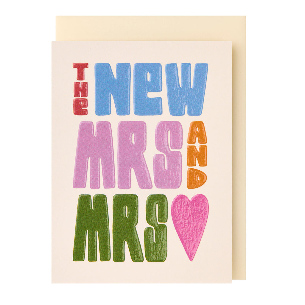 The new Mrs and Mrs