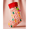 Gingerbread Checkered Stocking