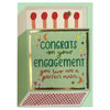 Congrats on your engagement matchbox