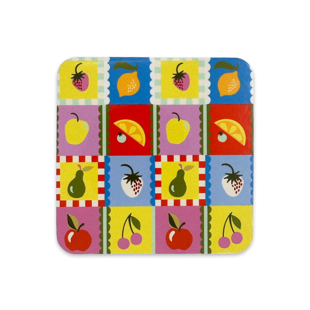 Fruit & Check Coaster