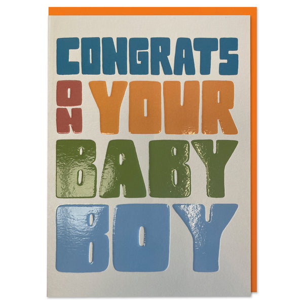 Congrats on your baby boy (HPS51)