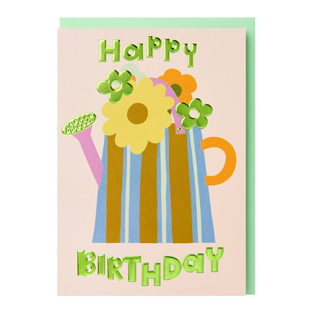 Happy Birthday Watering Can