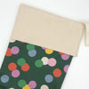 Christmas Stocking with Colourful Polka Dots