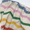 Christmas Present Sack with Colourful Rainbow Squiggly Stripes