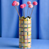 Raspberry Blossom Multi Coloured Vase (RB118)