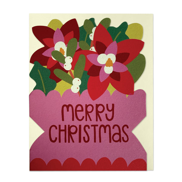 Merry Christmas Poinsettia