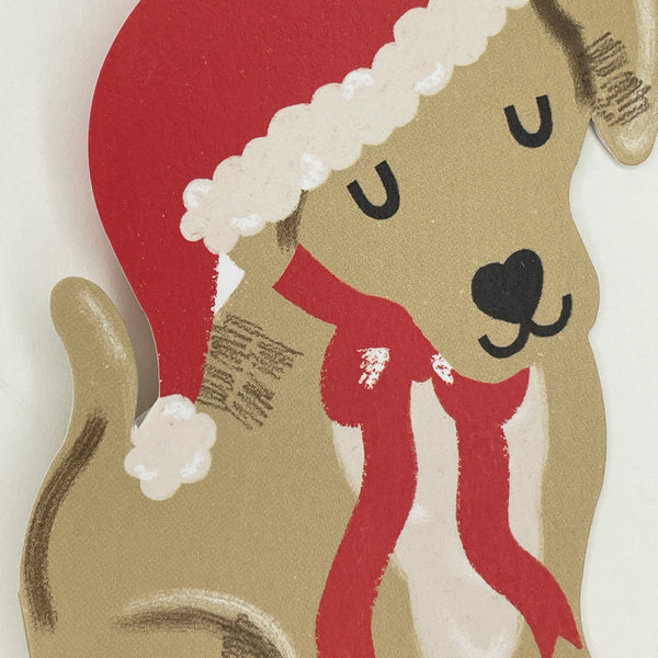 Golden Christmas Puppy