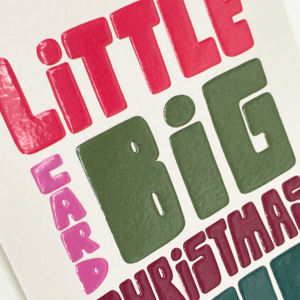 Little Card Big Christmas Hug
