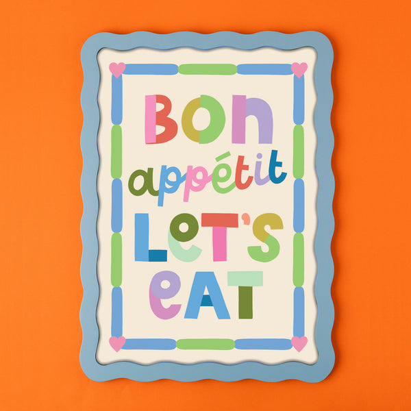 Bon Appetit let's eat - Print (A4)