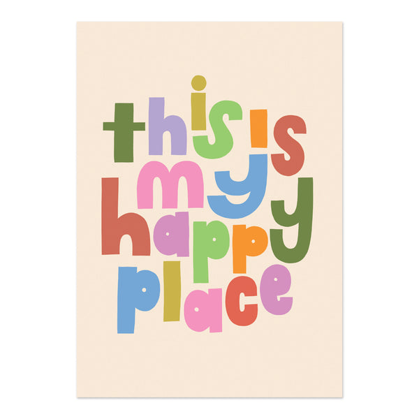 This is my happy place - Print (A4)