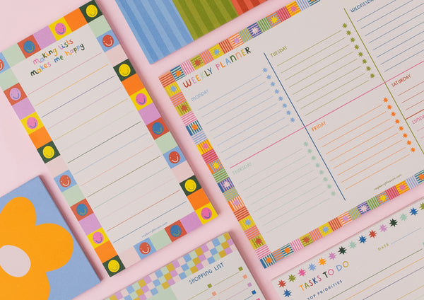 Flower Square Tear Off Pad