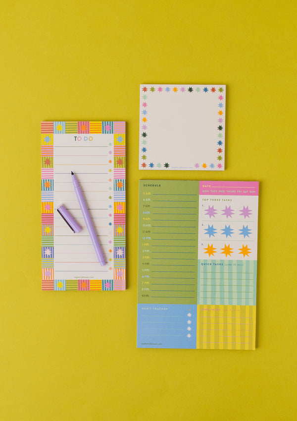 Rainbow Stripe List Pad