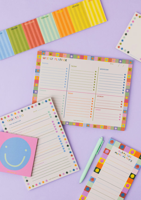 Smiley Face List Pad