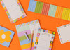 Rainbow Stripe List Pad