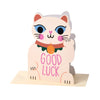 Good Luck Die-Cut Cat