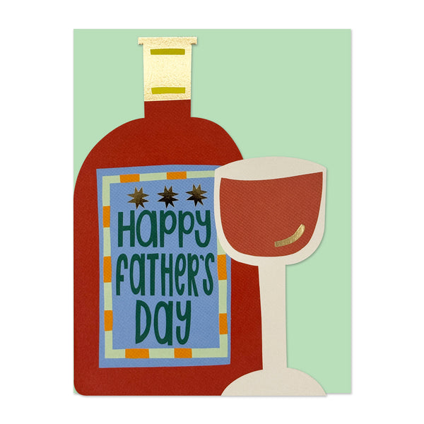 Happy Father's Day wine