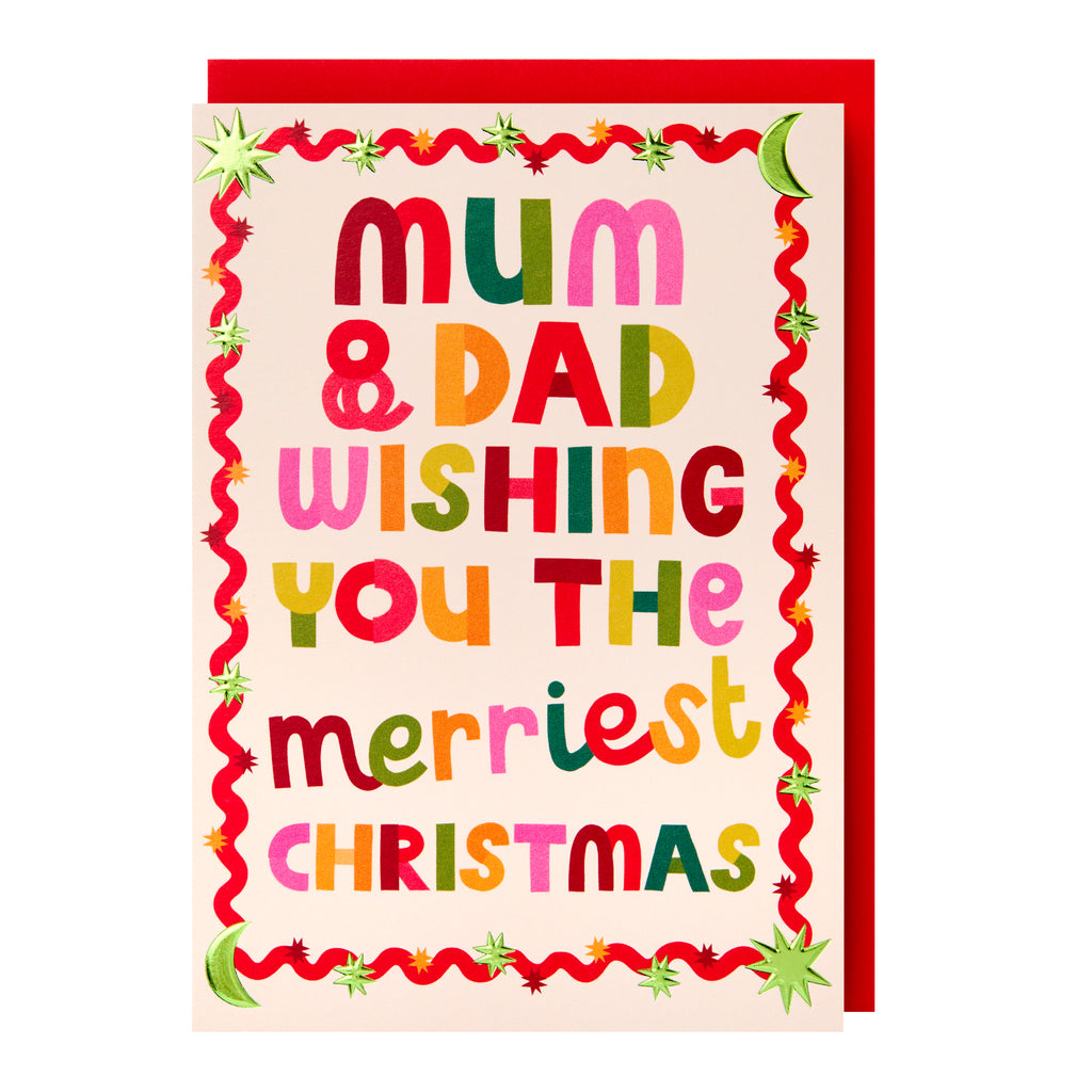 Mum & Dad Wishing you the Merriest Christmas