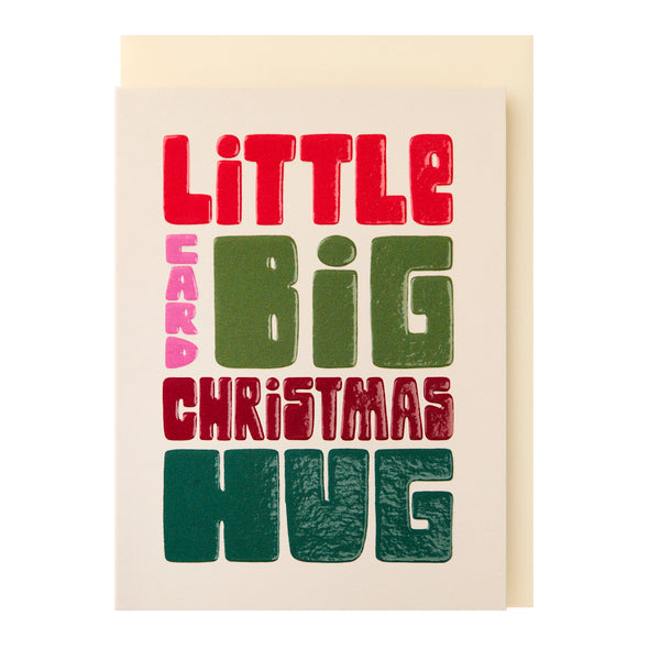 Little Card Big Christmas Hug