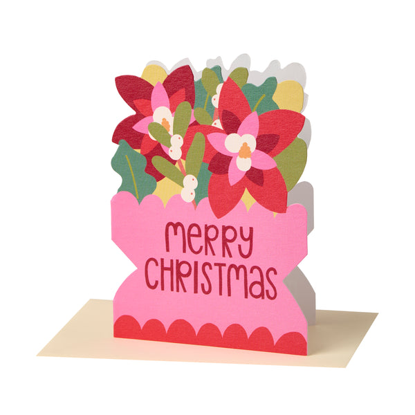 Merry Christmas Poinsettia