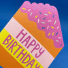 Happy Birthday Die-Cut Cake