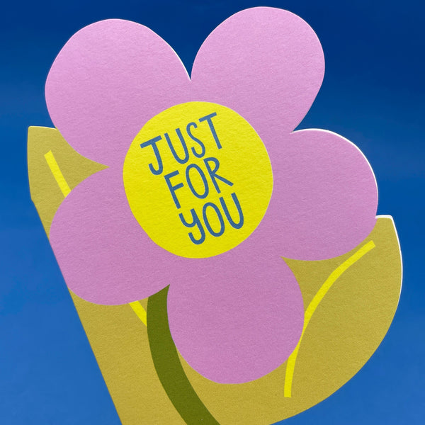 Just For You Die-Cut Flower