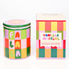 Lidded Vanilla Martini Candle 'Fa La La'