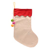 Gingerbread Checkered Stocking