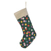 Christmas Stocking with Colourful Polka Dots