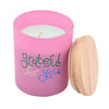 Raspberry Blossom Fragranced Candle In A Pouch - "Grateful For You"