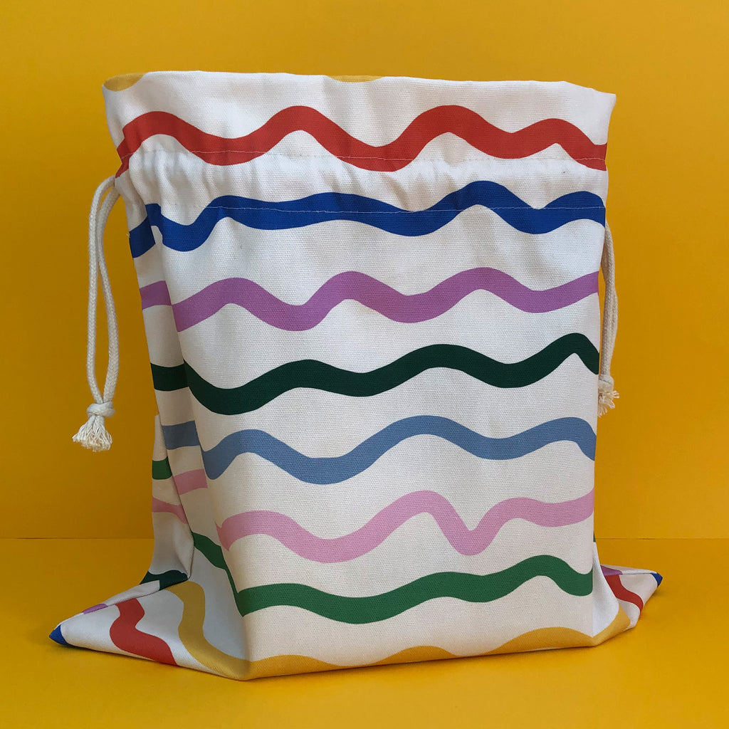 Colourful Luxe Drawstring Gift Bag