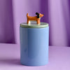 Raspberry Blossom Dog Canister