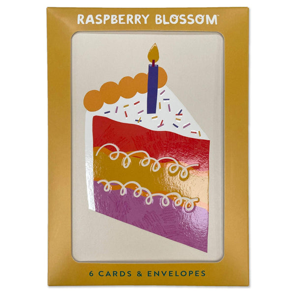 Rainbow cake & Hip! Hip! Hooray! Card Set