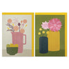 Dahlias & Dried flowers Card Set