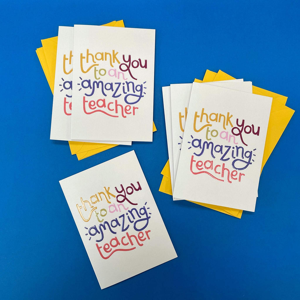 Thank you to an amazing Teacher Card Set