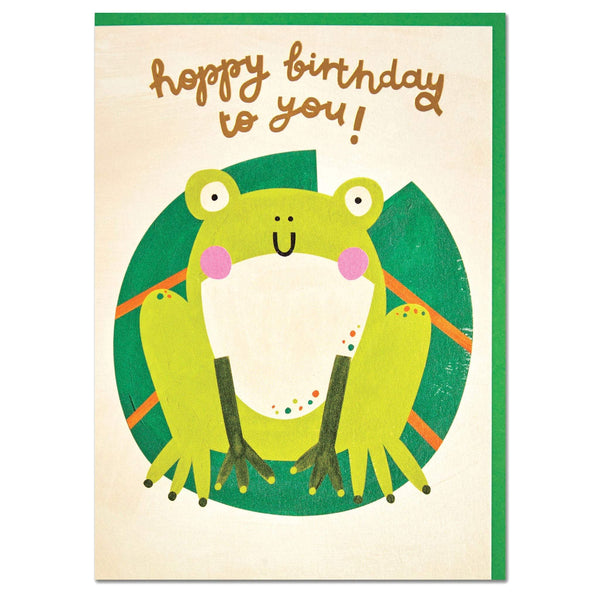 Hoppy Birthday to you' Frog