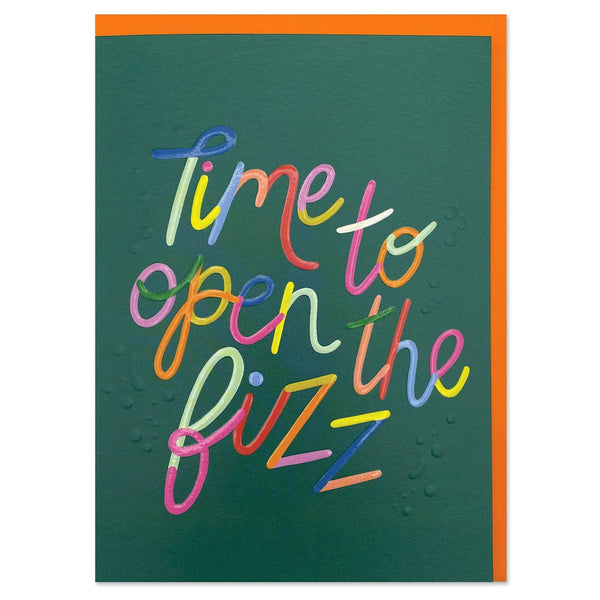 Time to open the fizz Rainbow Writing