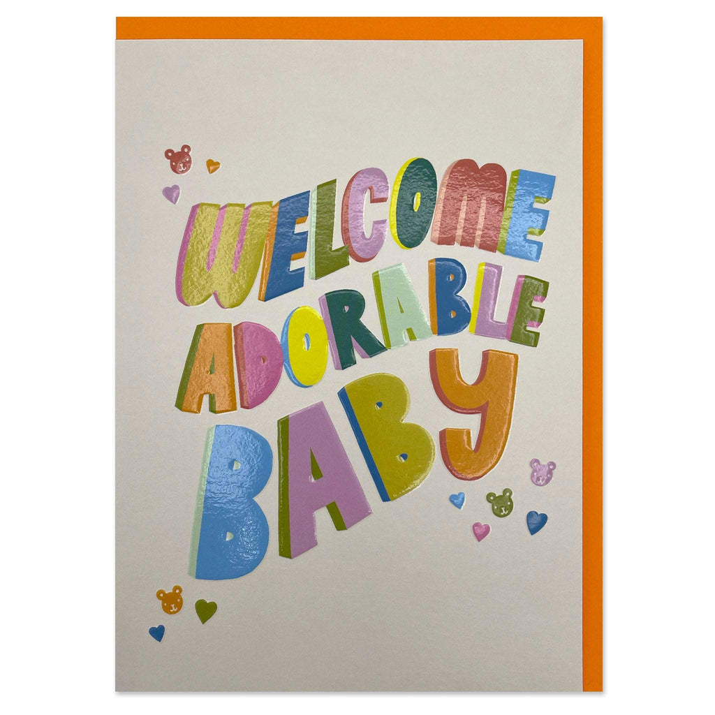 Welcome adorable baby