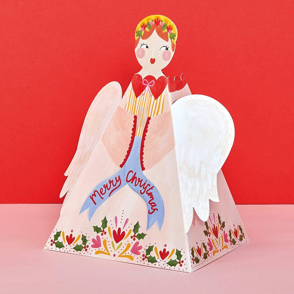 Angel Fold-out Christmas Card