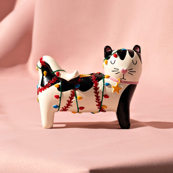 Cat Shaped Candle Holder