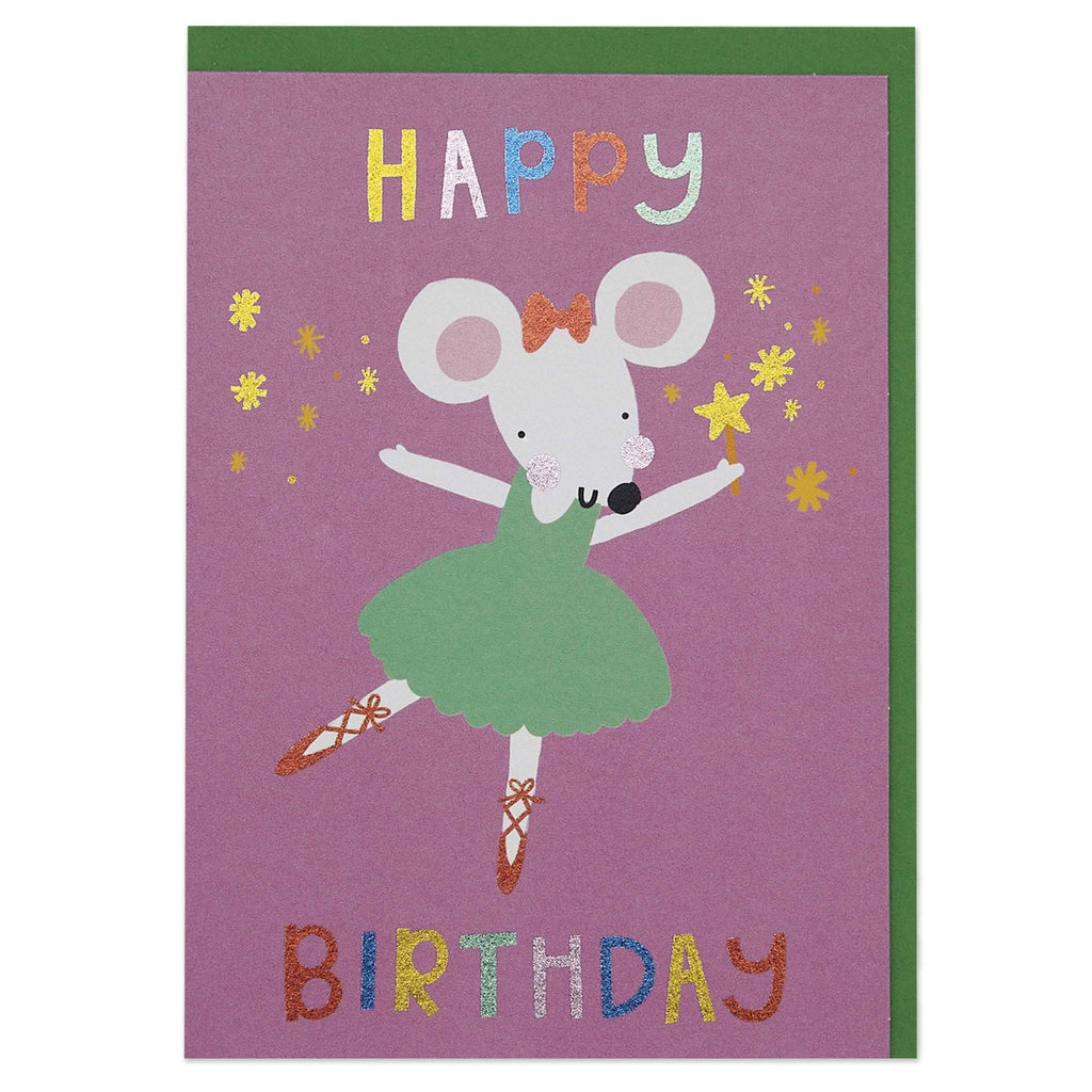 Happy Birthday - Mouse Ballerina